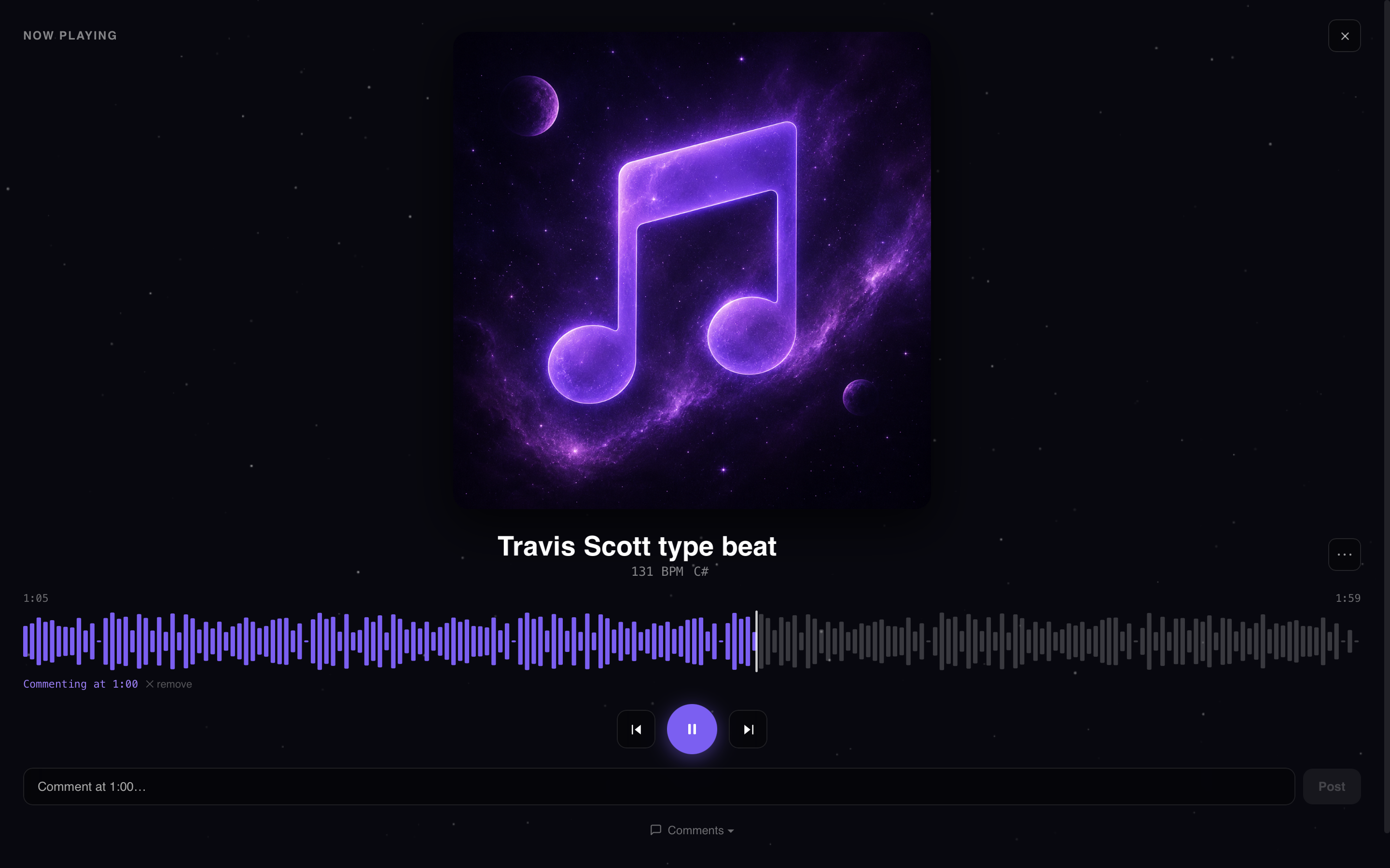Uforiya audio player
